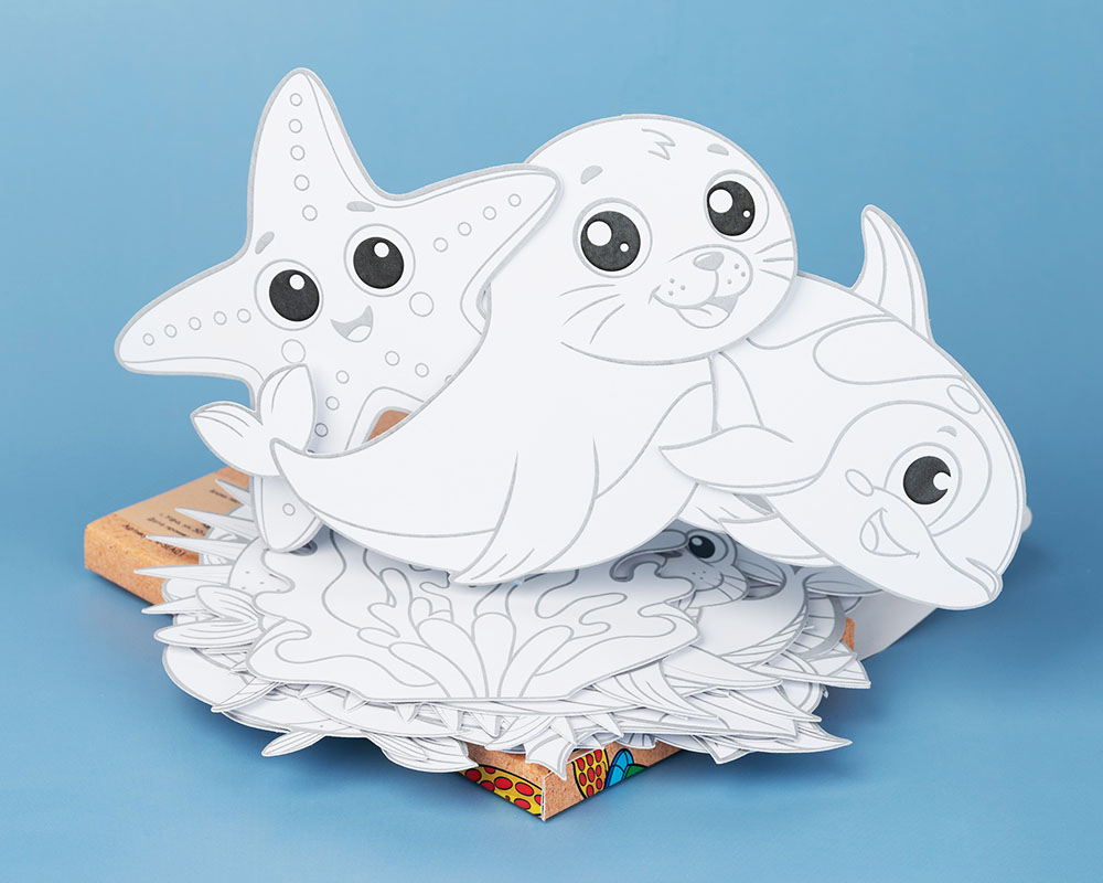 Раскраски для мальчиков Морские животные